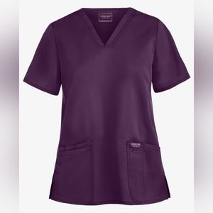 Cherokee Workwear Revolution Women's 3-Pocket STRETCH V-Neck Scrub Top